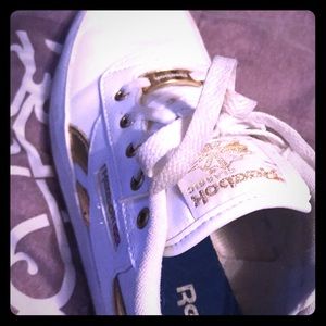 White brand new Reebok shoes